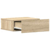 Nachttisch schwebend Sonoma Eiche Saif 40x30x15cm (Holz)