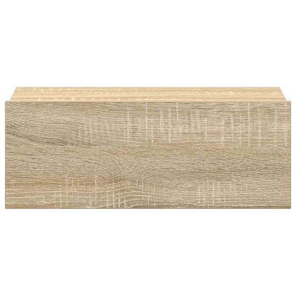 Nachttisch schwebend Sonoma Eiche Saif 40x30x15cm (Holz)