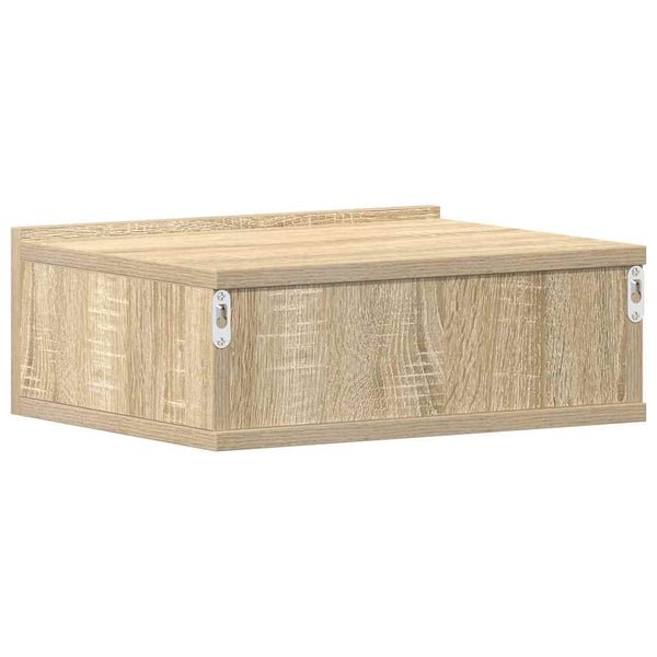 Nachttisch schwebend Sonoma Eiche Saif 40x30x15cm (Holz)