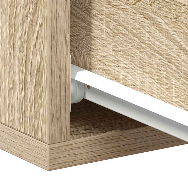 Nachttisch schwebend Sonoma Eiche Saif 40x30x15cm (Holz)