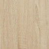 Sonoma Eiche schwebende Nachttische Saif 40x30x15cm (2 Stück, Holz)