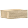 Sonoma Eiche schwebende Nachttische Saif 40x30x15cm (2 Stück, Holz)