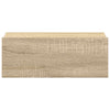 Sonoma Eiche schwebende Nachttische Saif 40x30x15cm (2 Stück, Holz)