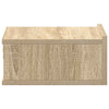 Sonoma Eiche schwebende Nachttische Saif 40x30x15cm (2 Stück, Holz)