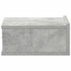 Betoninharmaa kelluvat yöpöydät Saif 40x30x15cm (2 kpl puinen)