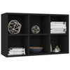 Schwarzes Bücherregal/Kommode Anasztaszia 66x30x98cm (Spanplatte)