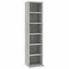 CD-Regal Valyana in Betonoptik 21x20x88cm (Holz)