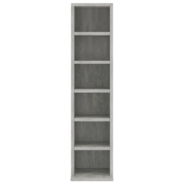 CD-Regal Valyana in Betonoptik 21x20x88cm (Holz)