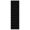 Schwarzer Schuhschrank Delfina 54x34x183cm (Spanplatte)