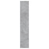 Schuhschrank Delfina 54x34x183cm in Betongrau (Spanplatte)