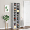 Schuhschrank Delfina 54x34x183cm in Betongrau (Spanplatte)