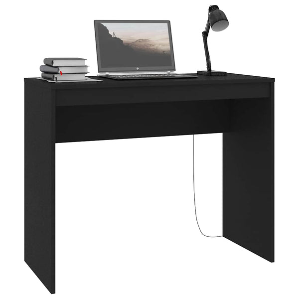Schreibtisch Nelli, Schwarz, 90x40x72cm (Holz)