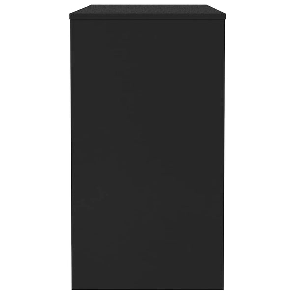 Schreibtisch Nelli, Schwarz, 90x40x72cm (Holz)