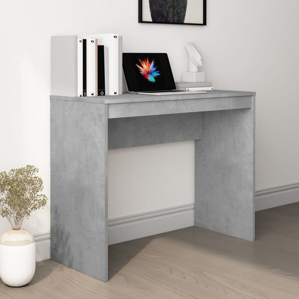 Schreibtisch Nelli, Betonoptik Grau, 90x40x72cm (Holz)