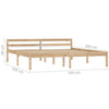 Bettgestell Mazare 160x200cm (Kiefer)