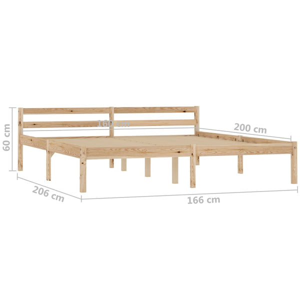 Bettgestell Mazare 160x200cm (Kiefer)