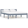 Graues Bettgestell Mazare 120x200cm (Kiefer)