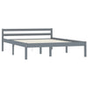 Graues Bettgestell Mazare 120x200cm (Kiefer)