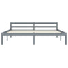 Grauer Bettrahmen Mazare 180x200cm (Kiefer)