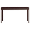 Dunkelbrauner Esstisch Miadora 140x70x73cm (Kiefer)