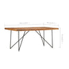 Esstisch Budaca 180x90x76cm (Akazienholz)
