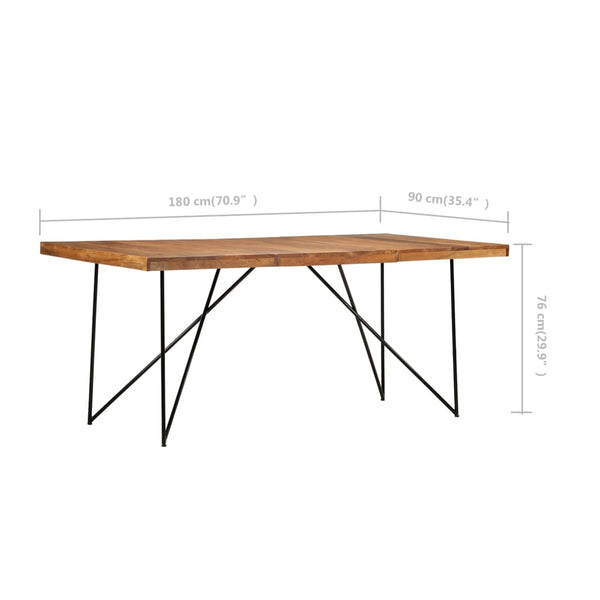 Esstisch Budaca 180x90x76cm (Akazienholz)
