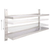 Edelstahl-mehrschichtiger schwebender Wandregal Crum 150x30cm