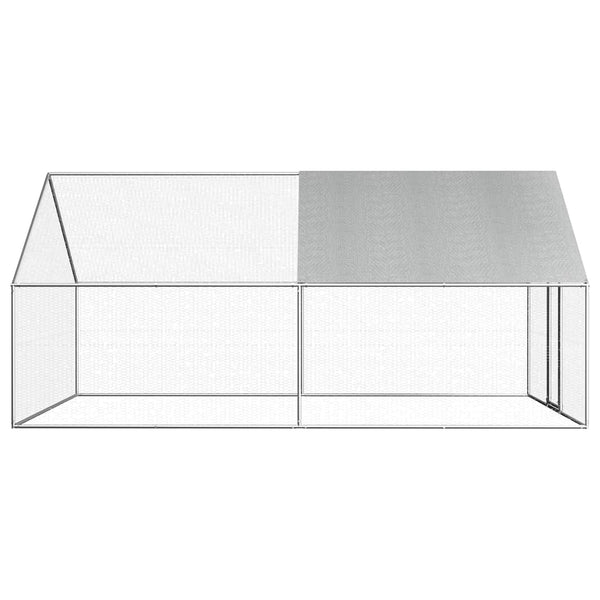 Verzinkter Außenhühnerstall Katela 2,75x4x1,92 m