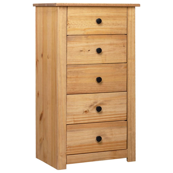 Beistellschrank Ivonne 46x40x89cm (Kiefer, Panama-Serie)