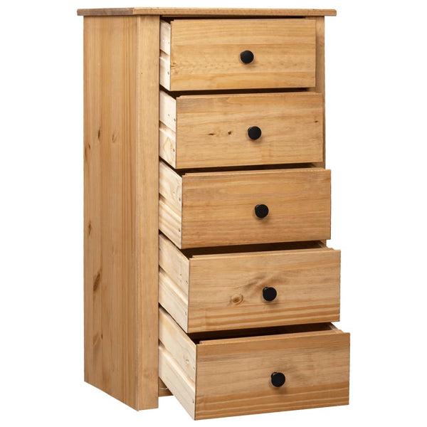 Beistellschrank Ivonne 46x40x89cm (Kiefer, Panama-Serie)