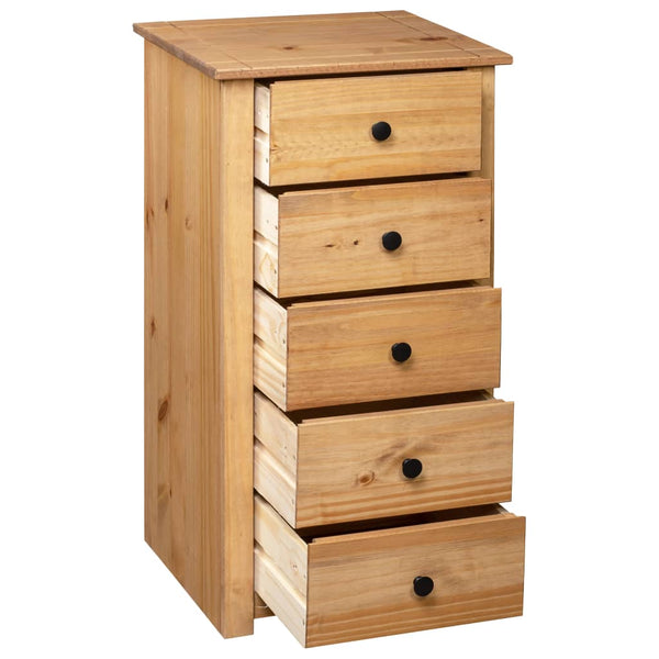 Beistellschrank Ivonne 46x40x89cm (Kiefer, Panama-Serie)