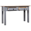 Grauer Konsolentisch Rona 110x40x72cm (Kiefer Panama-Serie)
