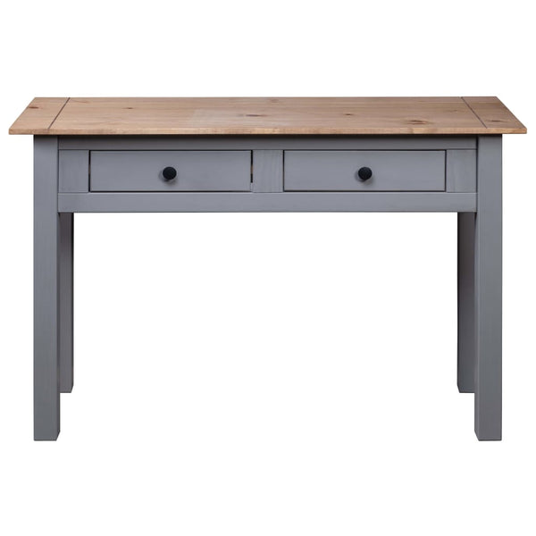 Grauer Konsolentisch Rona 110x40x72cm (Kiefer Panama-Serie)
