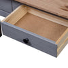Grauer Konsolentisch Rona 110x40x72cm (Kiefer Panama-Serie)