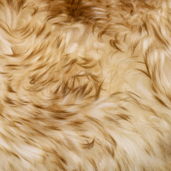 Lammfellteppich Epraxia meliert braun 60x90cm