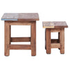 Beistelltisch-Set Ienasescu (2-teilig, Mahagoni)