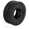 Schubkarrenreifen Angelino 15x6.00-6 (2 Stück 4PR Gummi)