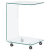 Couchtisch Robi 45x40x63cm (Gehärtetes Glas)