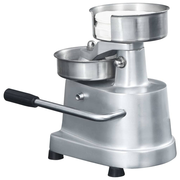 Aluminium-Burgerpresse Bogau 10cm (mit 500 Blättern)