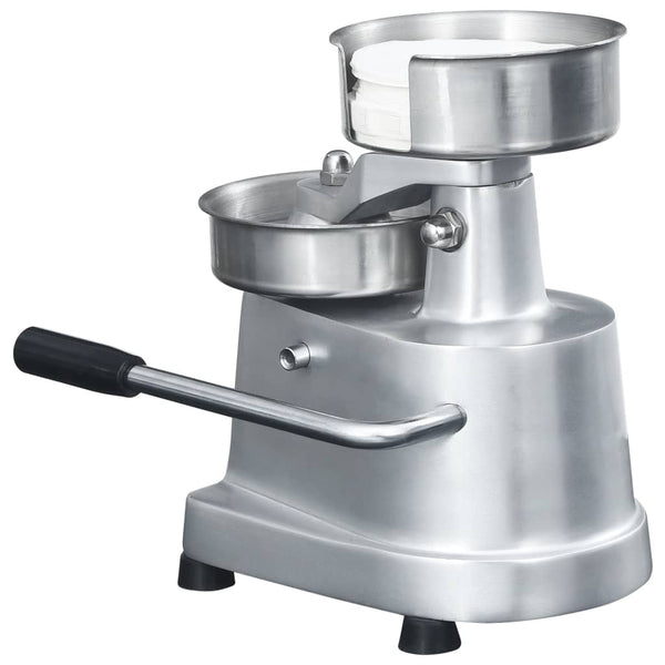 Aluminium Burgerpresse Bogau 13cm (mit 500 Blatt Papier)