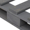 Graues Plattformbettgestell Daroca 140x200cm (Kiefer)