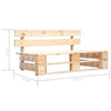 Garten-Palettenbank Winnefeld (Holz)