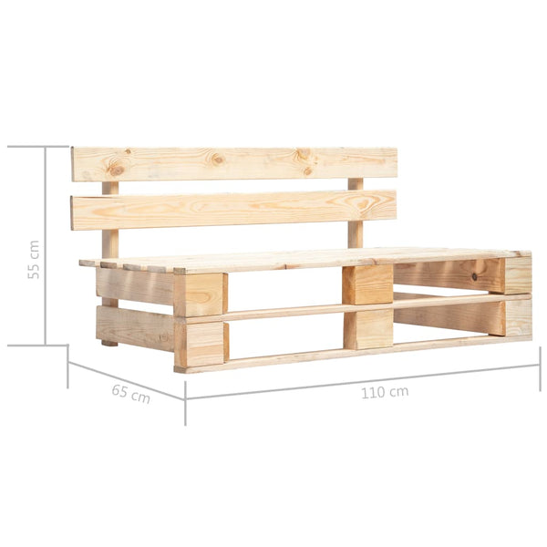 Garten-Palettenbank Winnefeld (Holz)