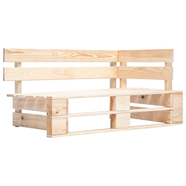 Garten-Eckbank aus Palettenholz Medgid (Holz)