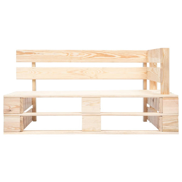 Garten-Eckbank aus Palettenholz Medgid (Holz)