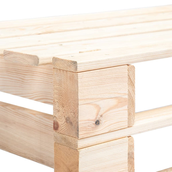 Garten-Eckbank aus Palettenholz Medgid (Holz)