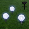 Gartenleuchten Kriszta 6 LEDs (Erdspieße und Solarpanel)