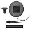 Gartenleuchten Kriszta 6 LEDs (Erdspieße und Solarpanel)