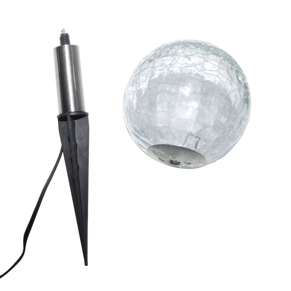 Gartenleuchten Kriszta 6 LEDs (Erdspieße und Solarpanel)