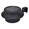 Schwarze Solarlampe für den Zaun Giuliani (12 LEDs)